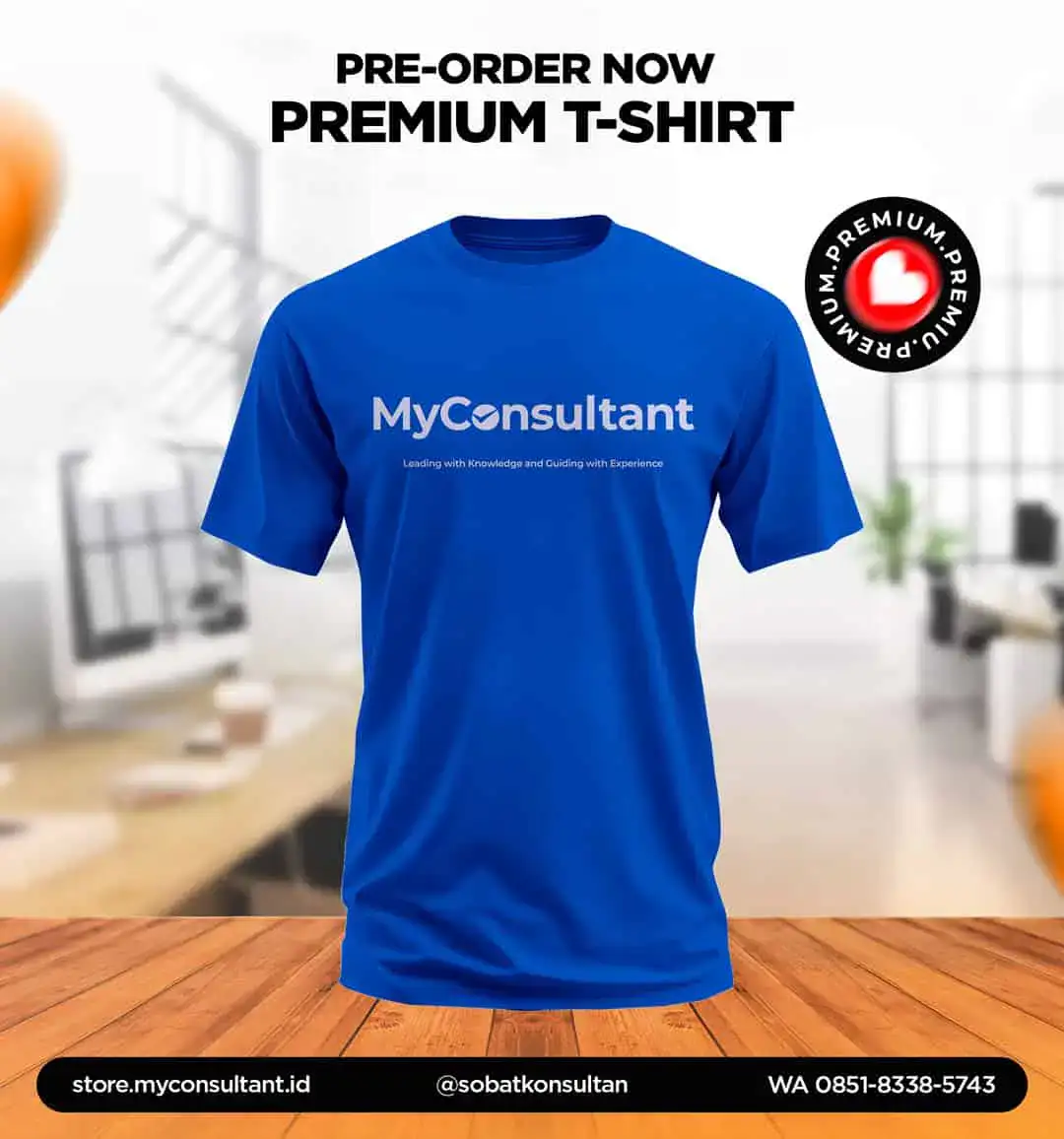 T SHIRT MyConsultant BiruPendek