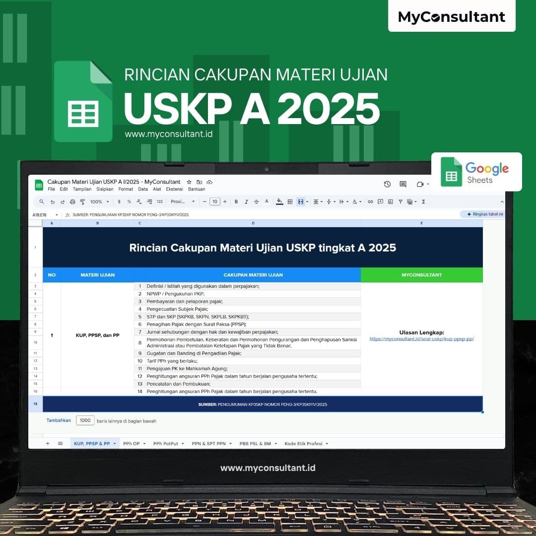 Rincian Materi USKP A tahun 2025